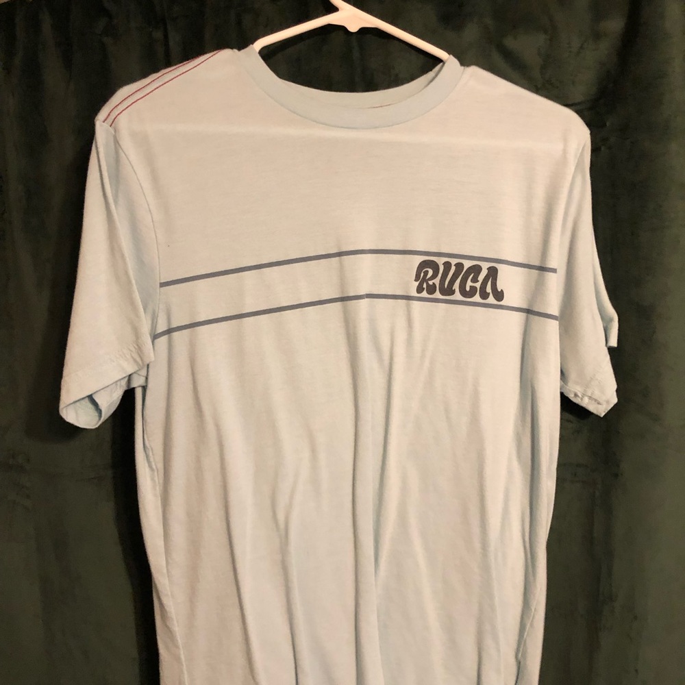 Light blue rvca t shirt